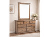 Cronulla Solid Pine Dresser & Mirror in #501