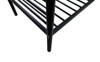 City King Single Metal Bunk Bed in Black