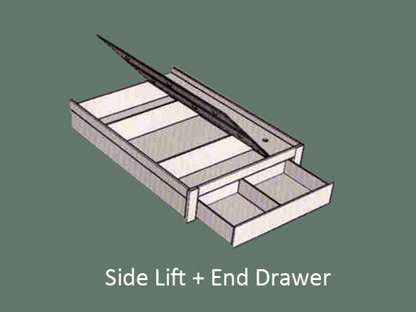 Summit Queen Bed with Gas lift Storage DJC Furniture & Bedding