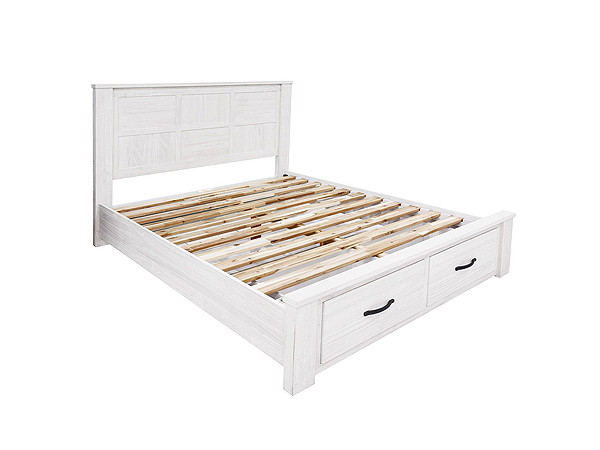 double cot with drawers