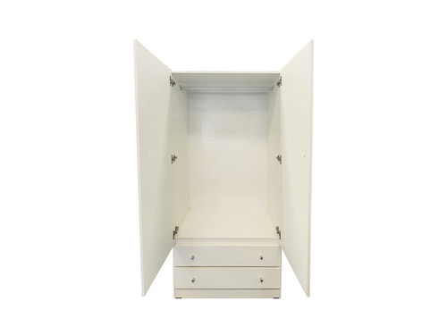 Budget Double Robe Australian Made with 2 Drawers  115cm Wide