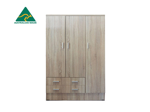 Hugo Combination Robe Australian Made with 2 Drawers