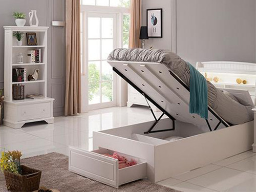 Alicia King Single bed with Gas Lift Storage