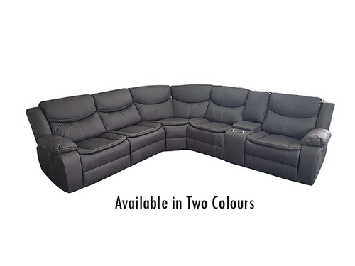 Otto Corner Lounge with Electric End Recliners