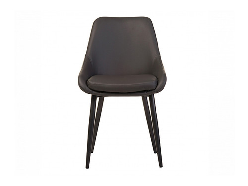 Nash Dining Chair in Grey Eco Leather