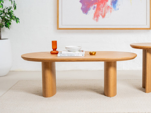 Boyd Coffee Table in Natural Ash Veneer