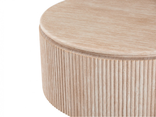 Empire Coffee Table in Travertine