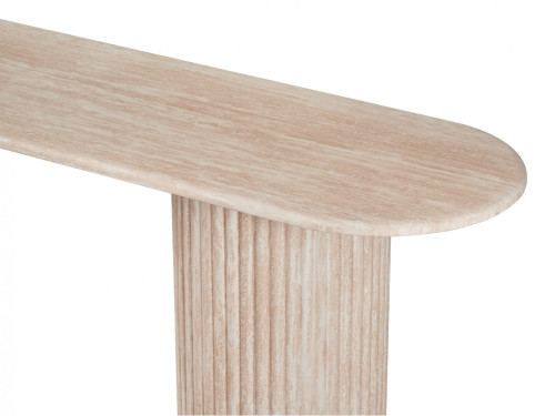 Pompeii Console Table in Limestone