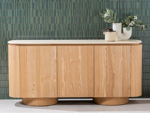 Waverley Buffet in White Travertine