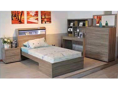 Adelaide King Single Bed with Footend Storage Drawer