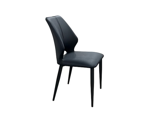 Brice Dining Chair in Black PU