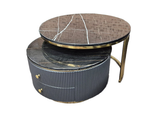 April 2 Piece Coffee Table in Black