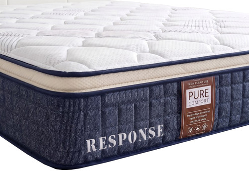 Response King Euro Top Mattress in Medium Firm Feel