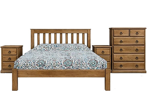 Cronulla Double Timber Bed Frame  in #501