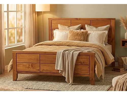 Nooture Double Timber Bed Frame  in #215