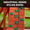 Outdoor rock wall ropes