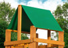 Swing set roof