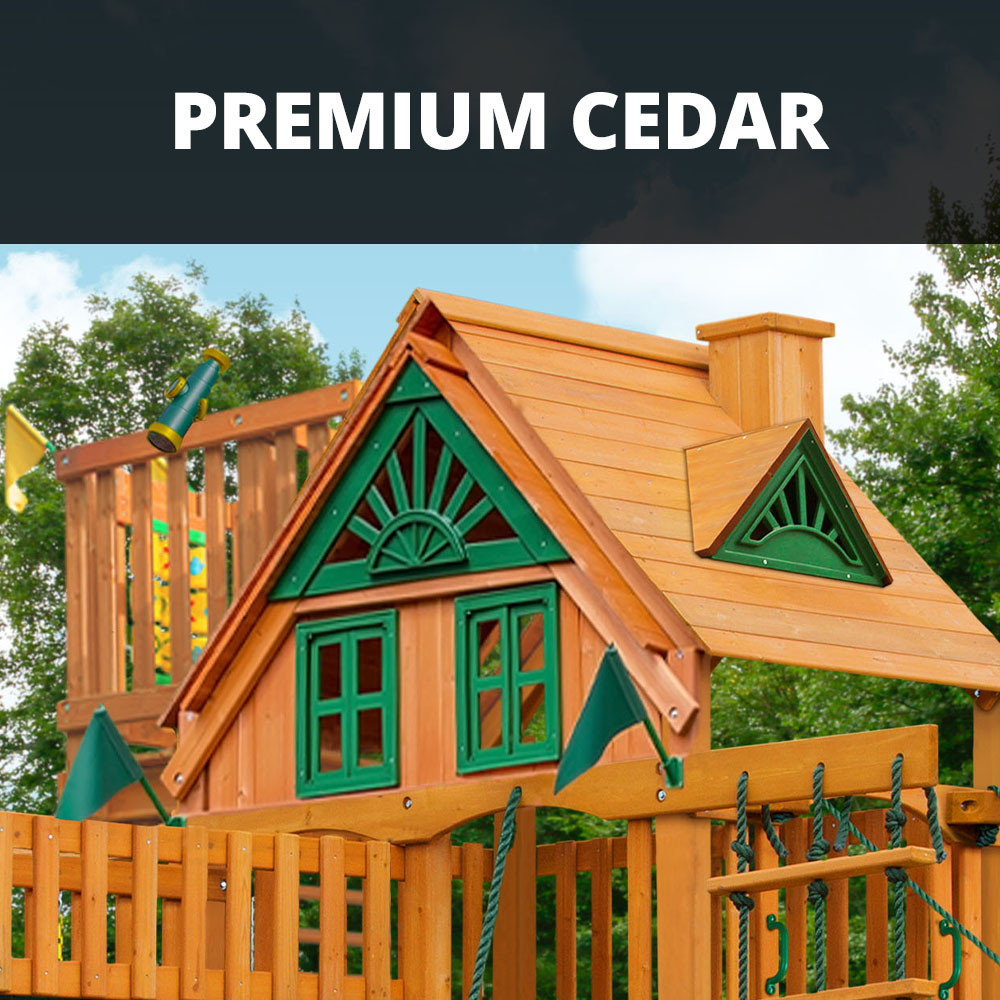 Pioneer Peak w/ Sky Loft Swing Set