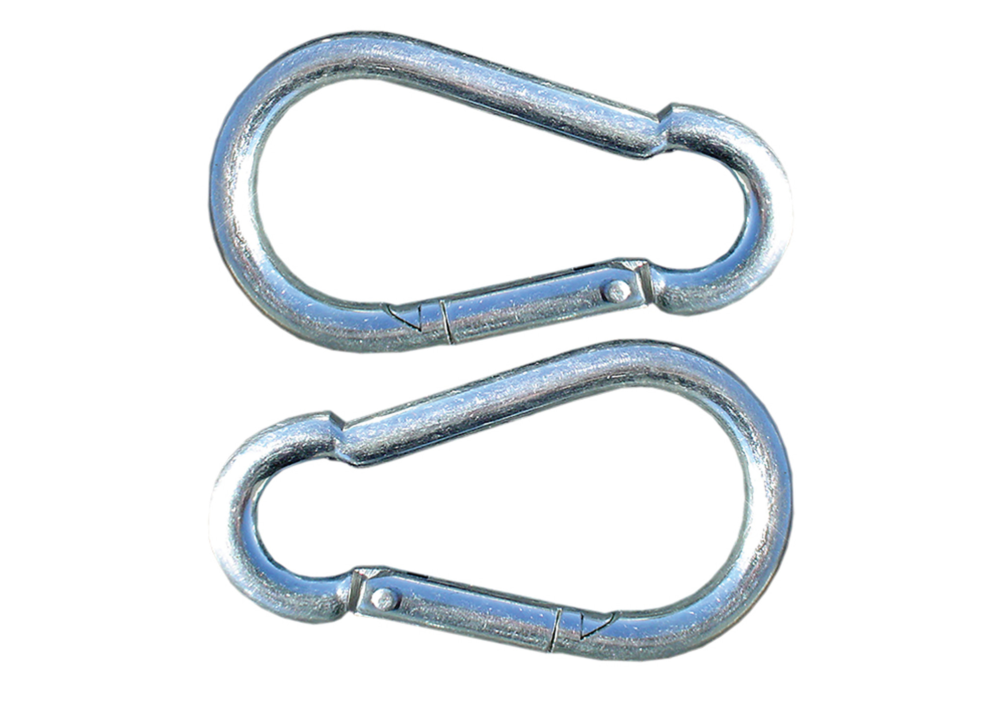 8mm Zinc Spring Clips Pair