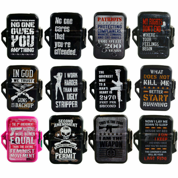 TACGEAR SURVIVAL TORCH LIGHTER - ASSORTED DESIGN 1CT