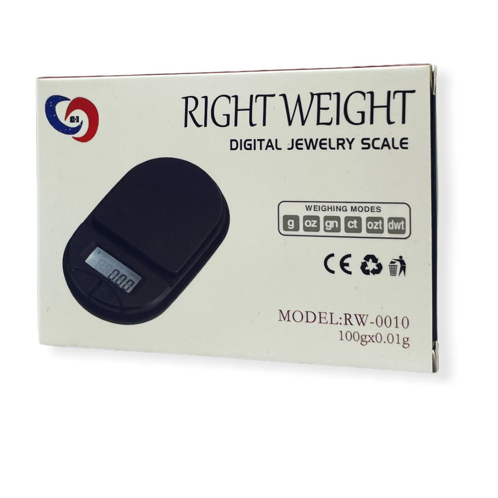 RIGHT WEIGHT DIGITAL SCALE - 1000g x 0.1g RW-10