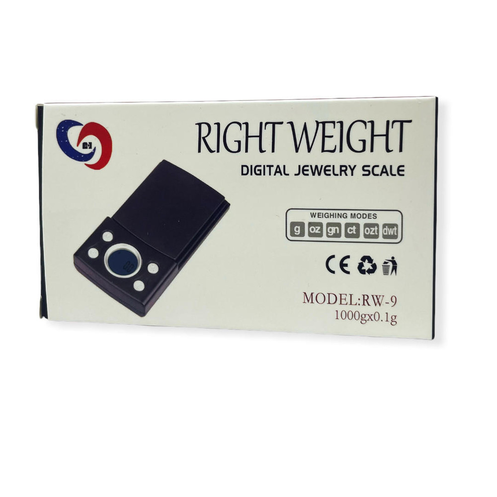 RIGHT WEIGHT DIGITAL SCALE - 1000g x 0.1g RW-9