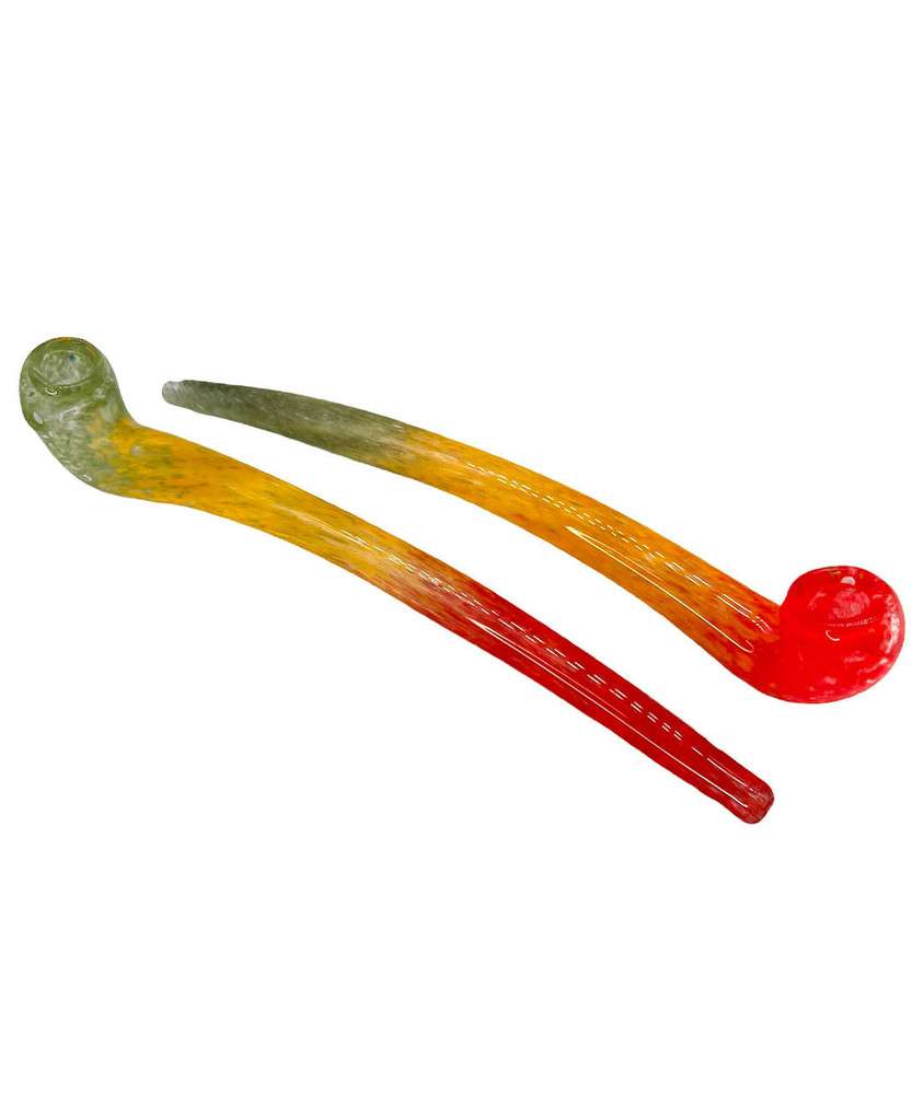 LONG RASTA SHERLOCK HANDPIPE 10 - BAG OF 2CT