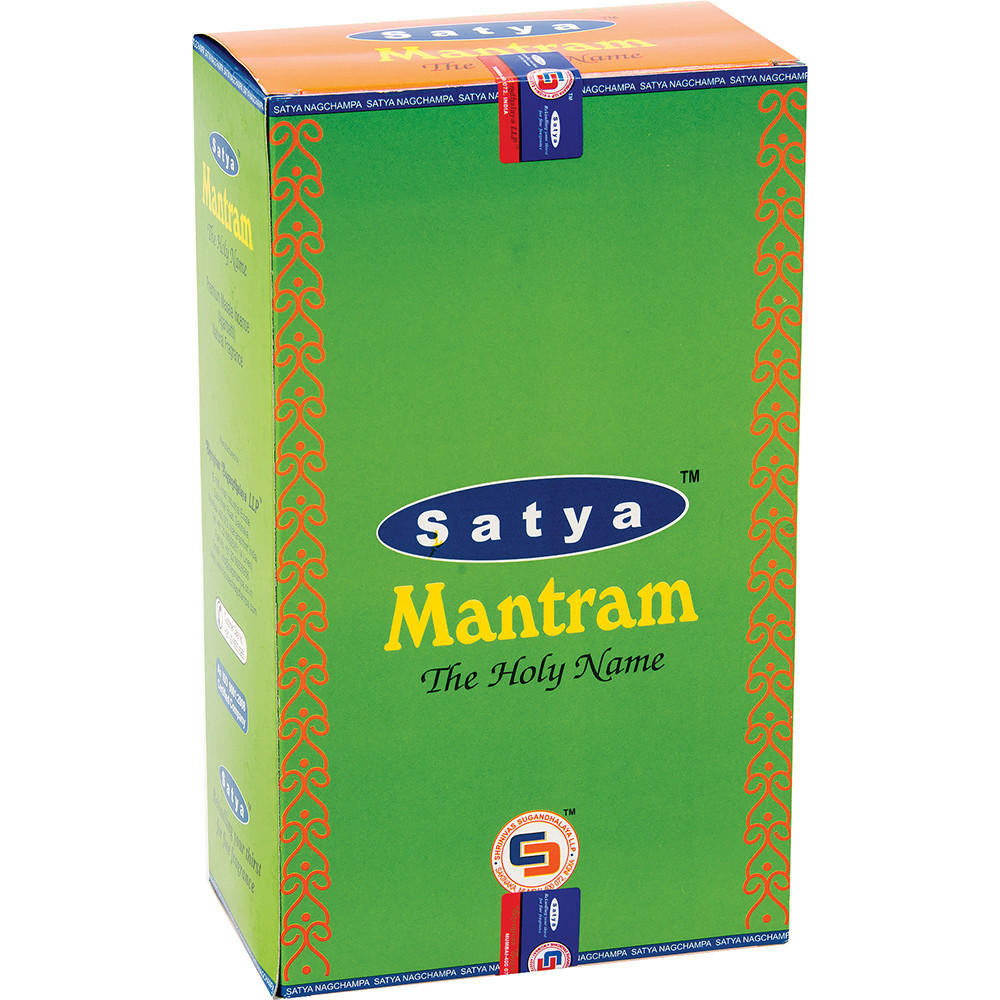 SATYA - MANTRAM INCENSE STICKS - 12CT