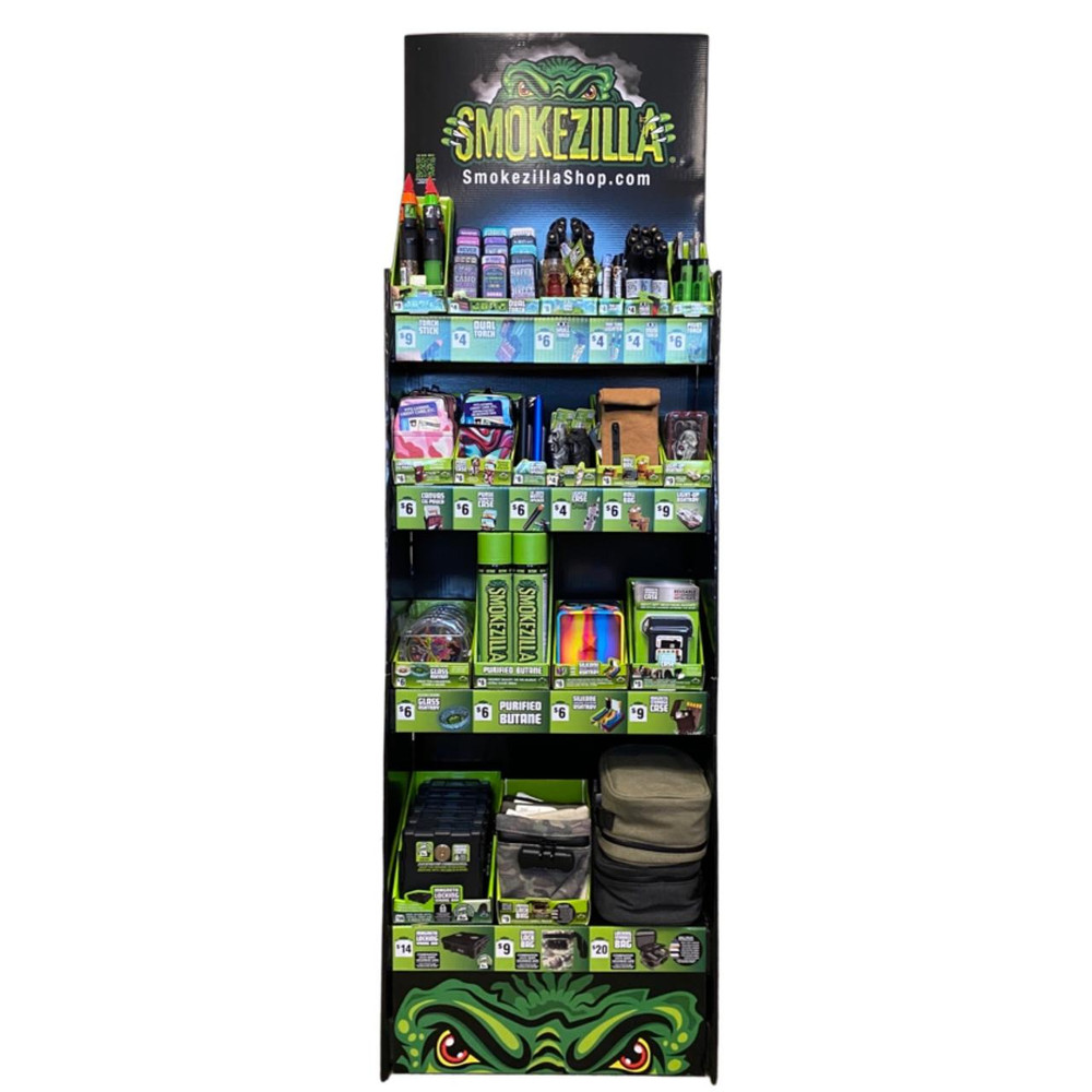 SMOKEZILLA SMOKE ZILLA CORRUGATED 4.1 KIT - 138CT DISPLAY