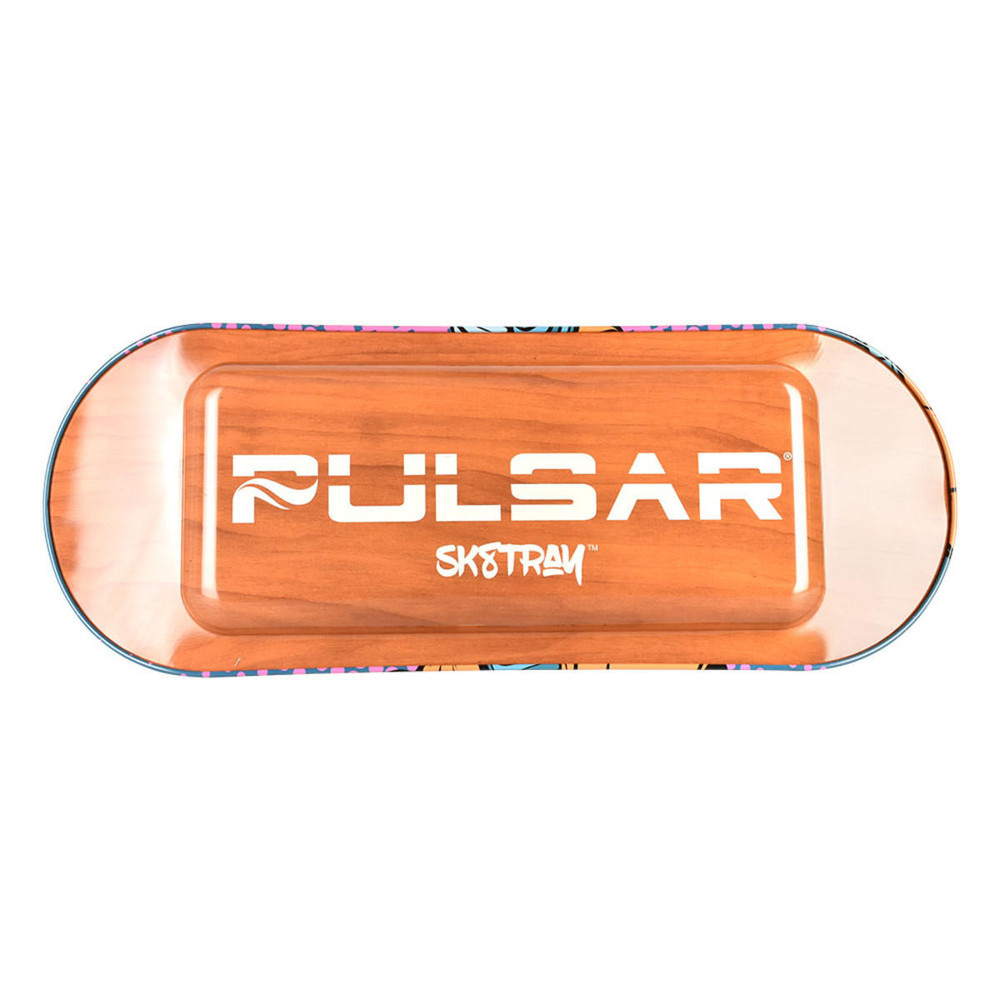 PULSAR SK8TRAY ROLLING TRAY W/ 3D LID ZERO G STRIP - 1CT