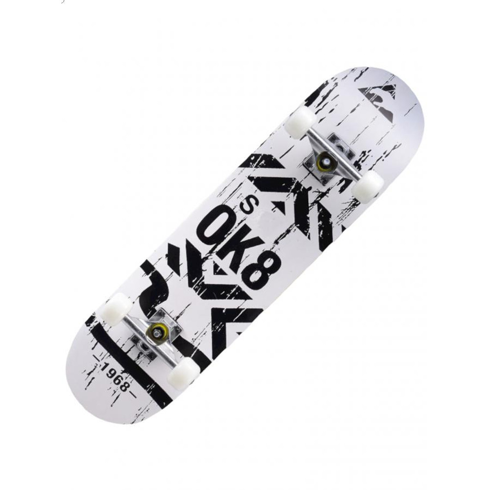 ASSORTED DESIGN ART PRINT SKATEBOARD - 1CT