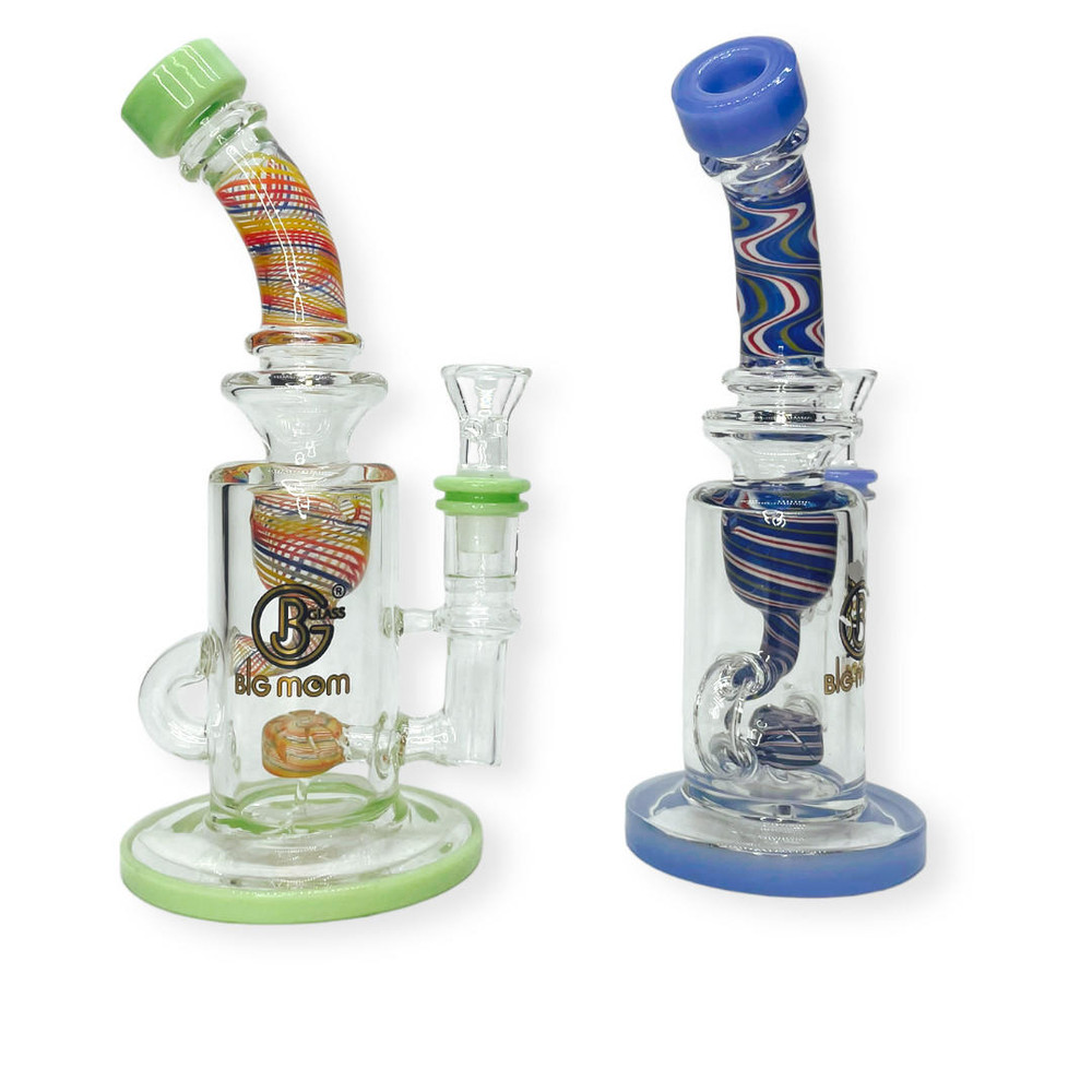 BIG MOM DISC WITH INLINE PERC WATERPIPE 8