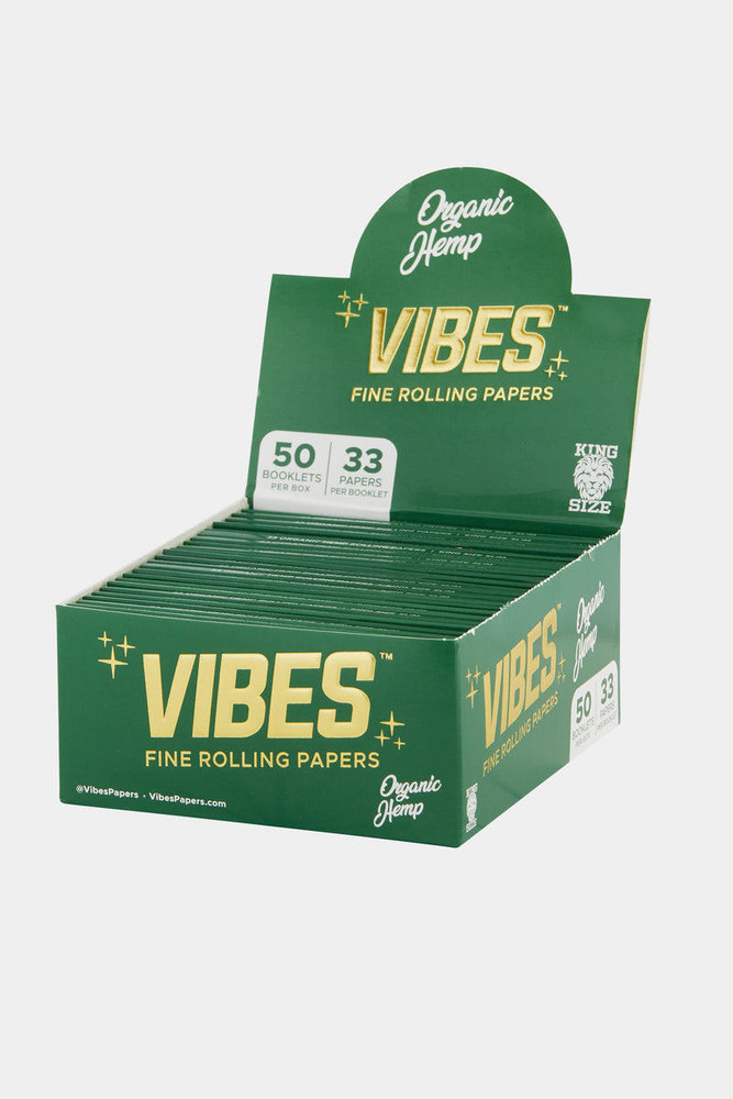 VIBES ROLLING PAPERS KING SIZE - 50CT