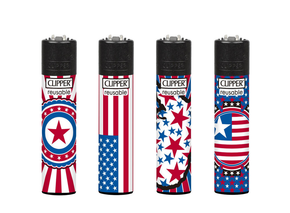 NATIONAL STARS CLIPPER LIGHTERS - 48CT DISPLAY