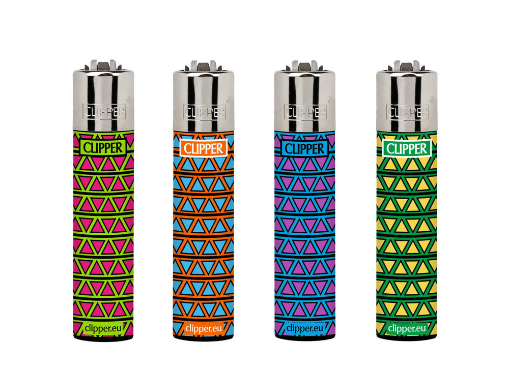 TRIANGLES CLIPPER LIGHTERS - 48CT DISPLAY