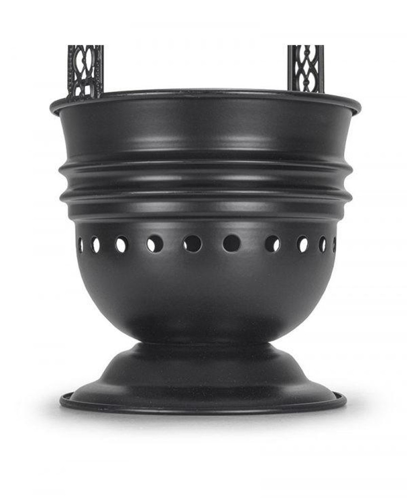  XL VAPOR HOOKAH CHARCOAL HOLDER 17" - BLACK 