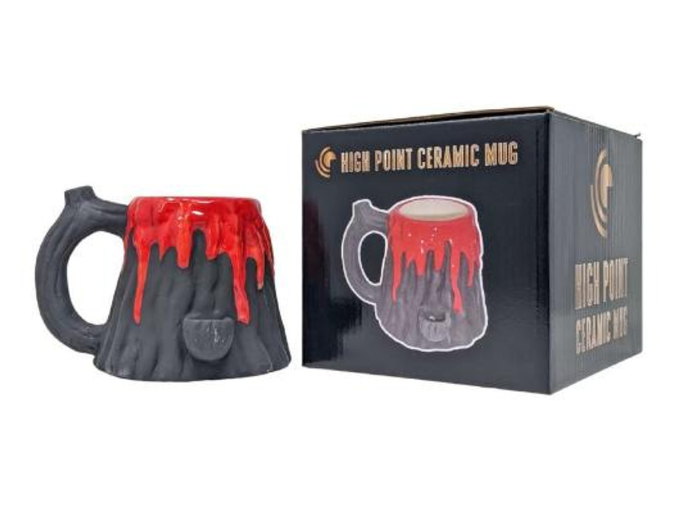  HPG CERAMIC WATER PIPE MUG - VOLCANO 