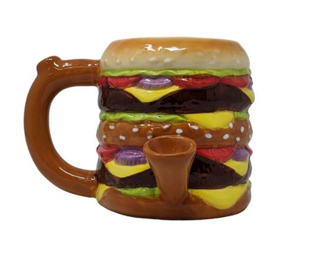  HPG CERAMIC WATER PIPE MUG - HAMBURGER 