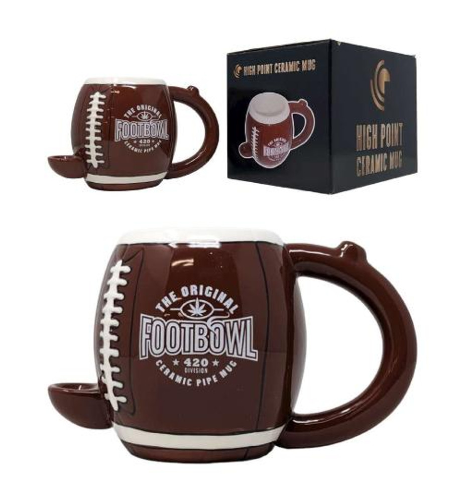  HPG CERAMIC WATER PIPE MUG - AMERICAN FOOTBALL 