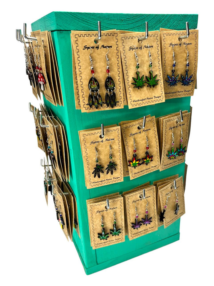  ASSROTED DESIGN EARRINGS DISPLAY - 144CT 