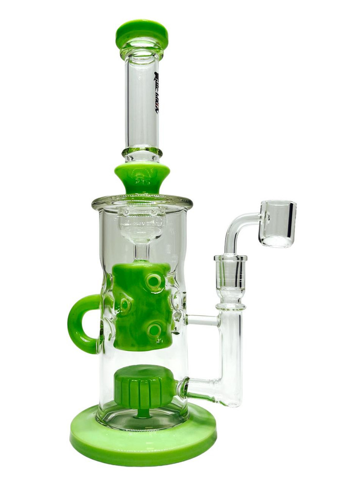  METRIX SLIT PUCK PERC WITH SWISS CAN DIFFUSER 12" WATERPIPE 