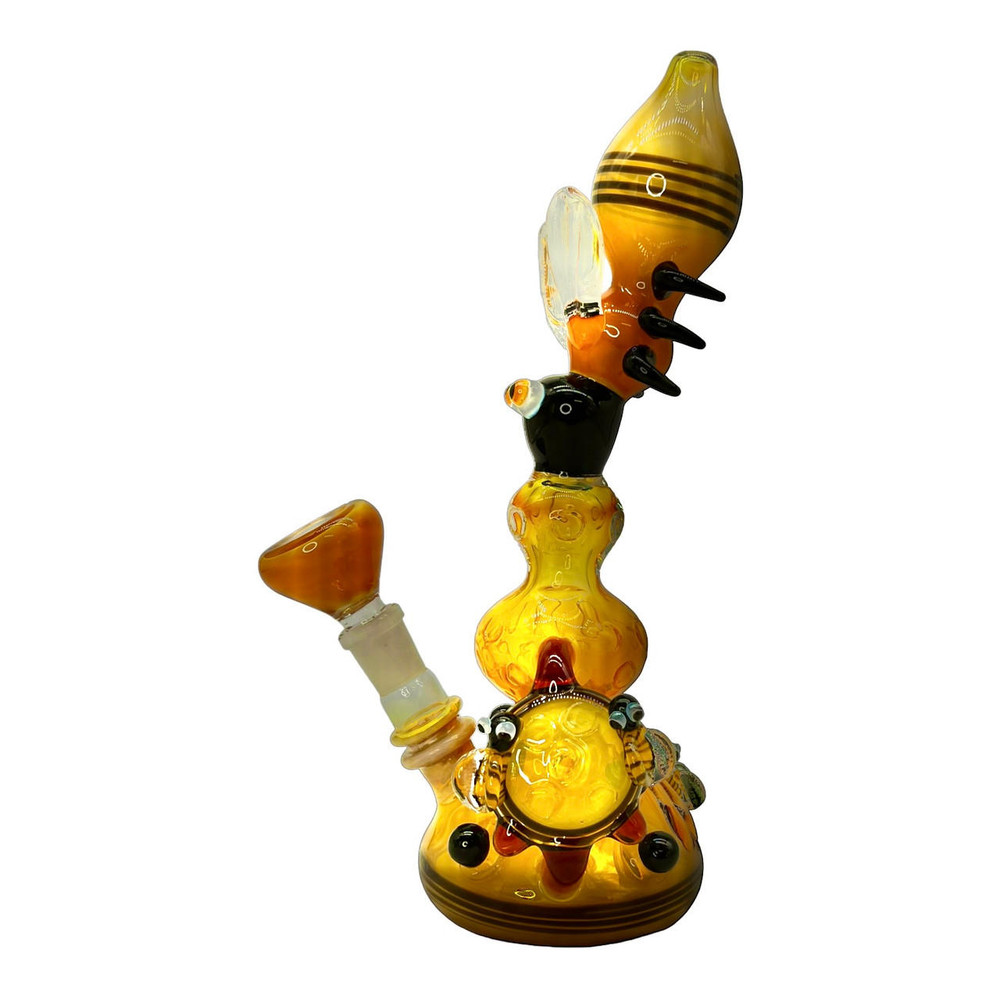  BEE ON HONEY WITH HONEYCOMB AT SIDE BUBBLER 11" - 1CT (BP1439) 