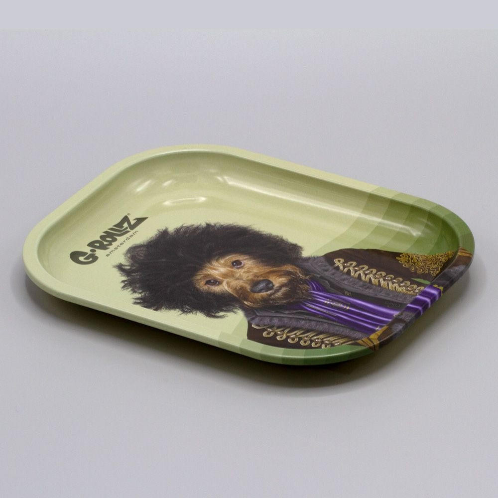  G-ROLLZ - PSYCHEDELIC SMALL TIN TRAY 14 X 18CM 