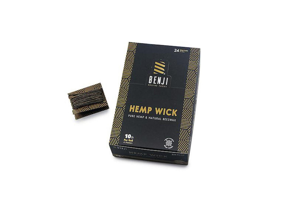  BENJI - HEMP WICK ROLL 10FT -24CT DISPLAY 