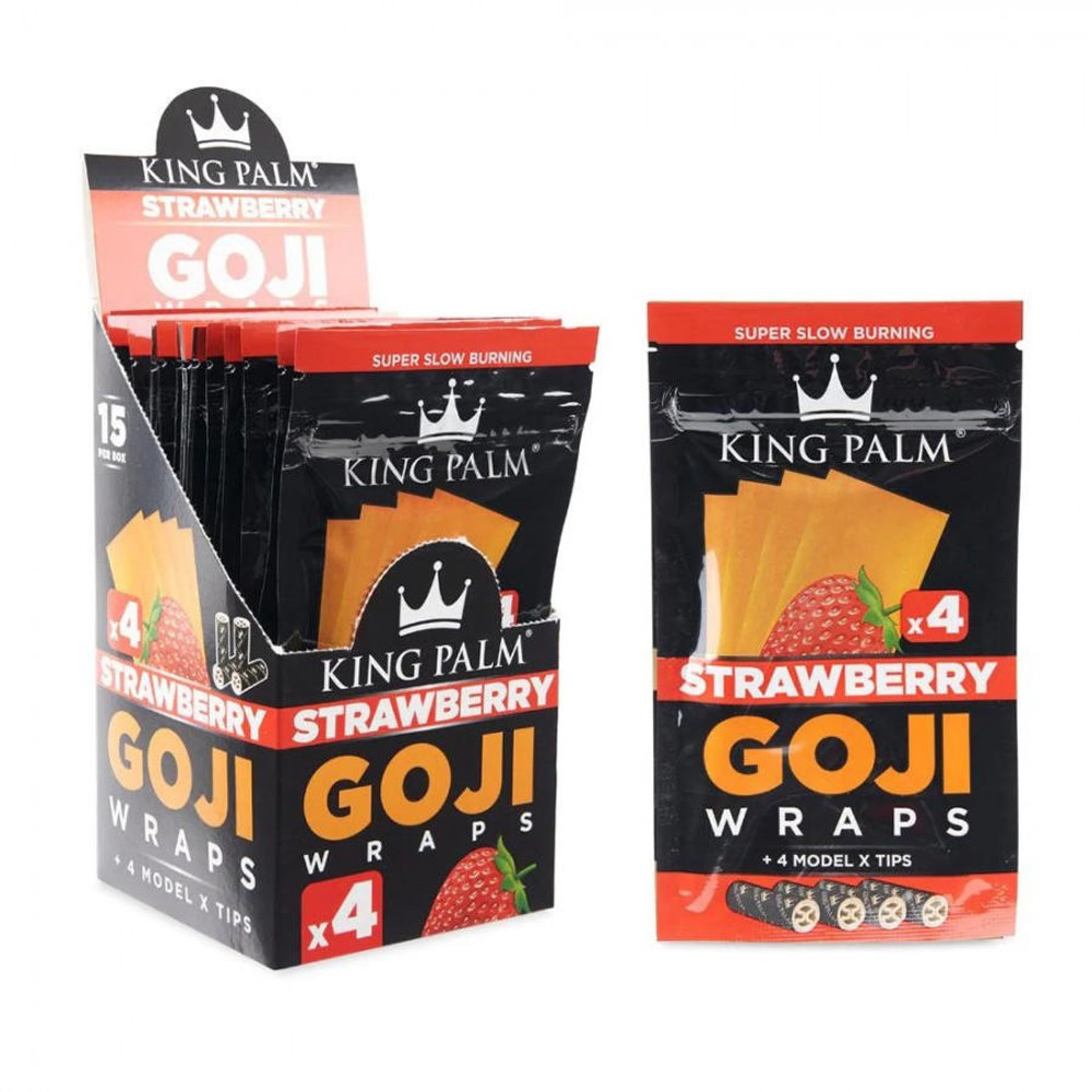  KING PALM GOJI WRAPS 4PK - 15CT DISPLAY 