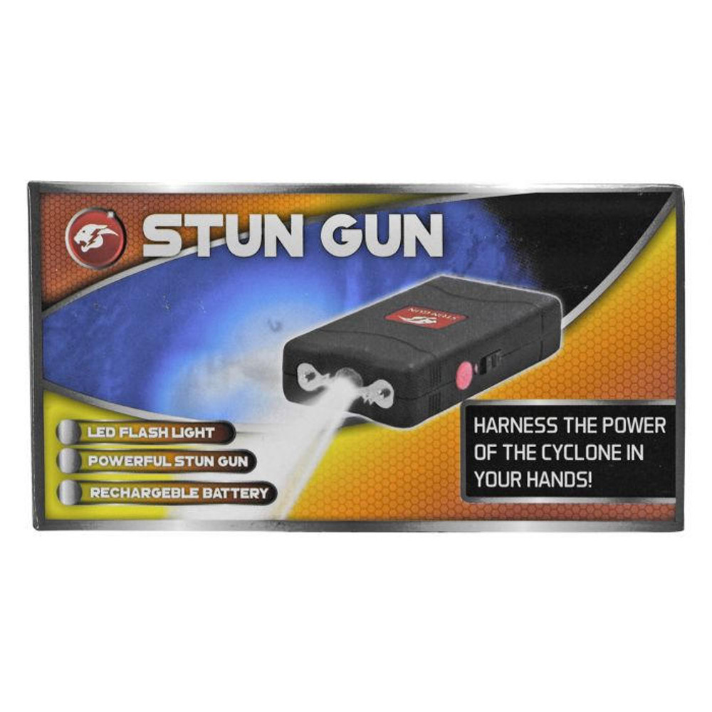  CHEETAH - RECHARGEABLE MIXED COLOR STUN GUN LED FLASHLIGHT 