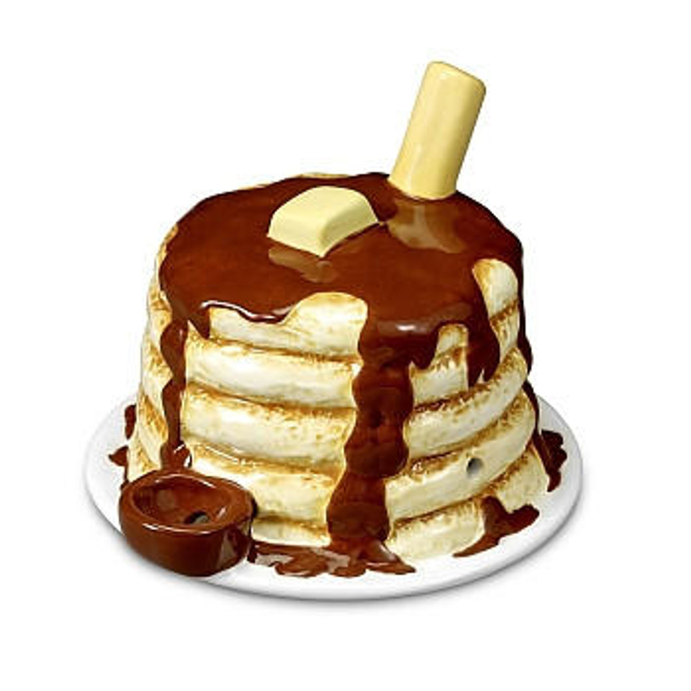  PANCAKE STACK PIPE CERAMIC HANDPIPE - 1CT 