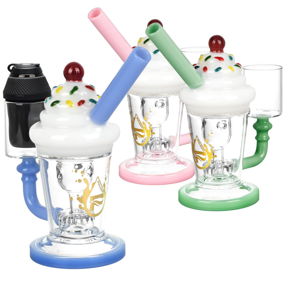  PULSAR ICE CREAM WATER PIPE FOR PUFFCO PROXY - 7.25" 