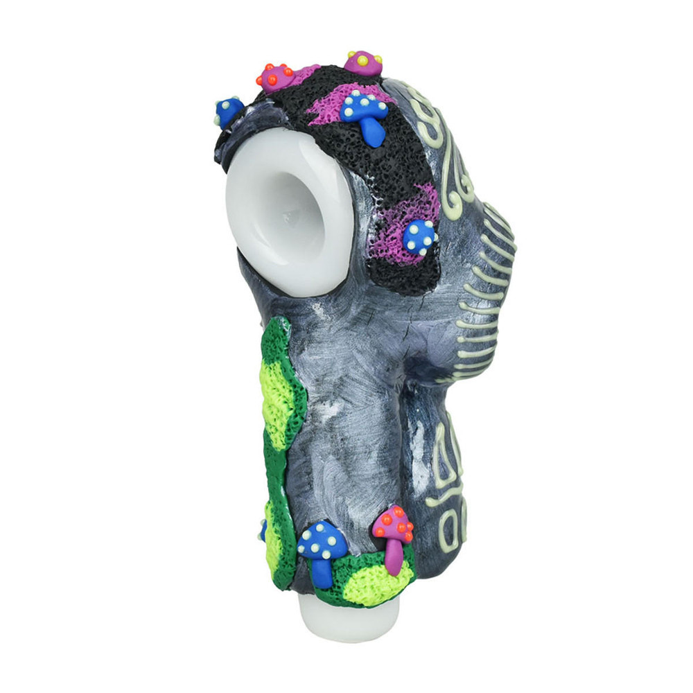  PULSAR VOODOO SKULL SPOON PIPE 5.5" - 1CT 