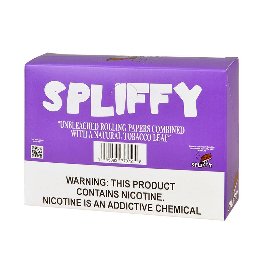  SPLIFFY WRAPS 7-PACK ROLLING PAPERS - 10CT DISPLAY 